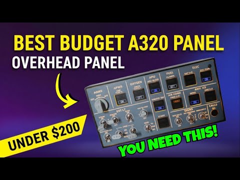 Microsoft Flight Simulator 2024: BUDGET Overhead Panel - Is It Worth It!