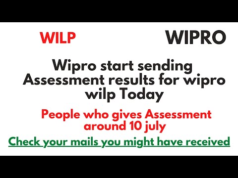 wipro wilp assessment result out 2022 || 10th July || Wipro wilp || check your mails so u don't miss