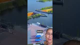 Ponte inversa #engenharia #holanda #technology #pontedesor #futurotech#obra
