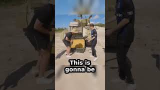Lamborghini Vs World's Largest Shredder#explosion  #bankrobbery #DIYdisaster #latenightbuilding