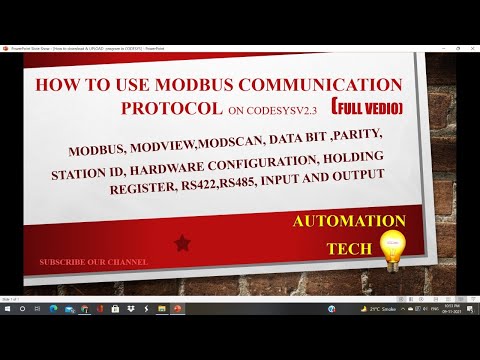 MODBUS|| PROTOCOL||COMMUNICATION||CODESYS V2.3||PLC||MITSUBISHI