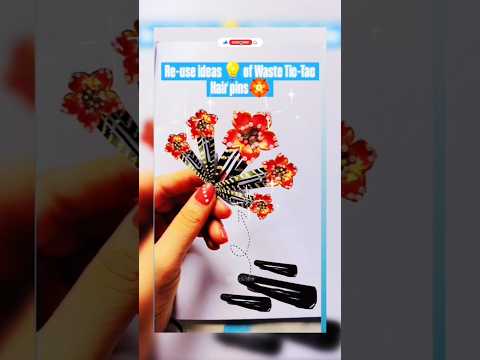 Re-use Ideas💡of Waste Tic-Tac Hair pins @NIswarii  #diy  #wastematerialcraft  #bestoutofwaste