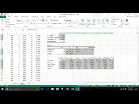 Basic Regression