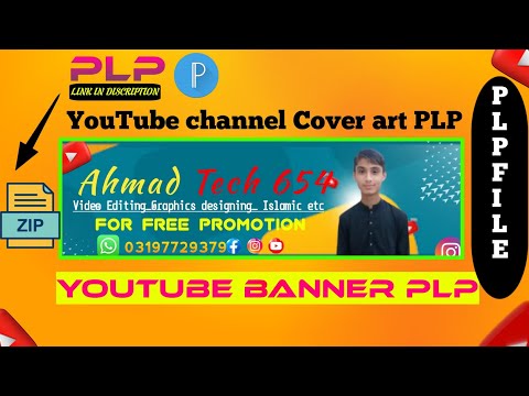 Youtube Channel Art  Plp File / New Poster Plp / Plp Tech  Tech Desing In PixalLabYoutube Channel