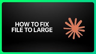 How To Fix File Too Large In Claude 2026! Tutorial