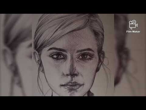 EMMA WATSON | #howtodraw #emmawatson only with the #pen!