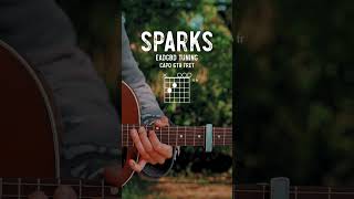 Sparks Coldplay Guitar Tutorial // Sparks Guitar Lesson