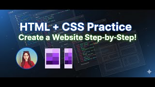🔴Create a Responsive HTML CSS Layout from Figma | HTML CSS Practice