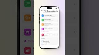 SwiftUI Dynamic Sheets Kit (5 Patterns) ✨