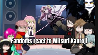 | Fandoms react to Mitsuri Kanroji | Part 1/2| Play in 2x speed | 