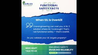Functional Safety Facts: When SIL is Overkill  #motivation #marginofsafety #functionalsafety