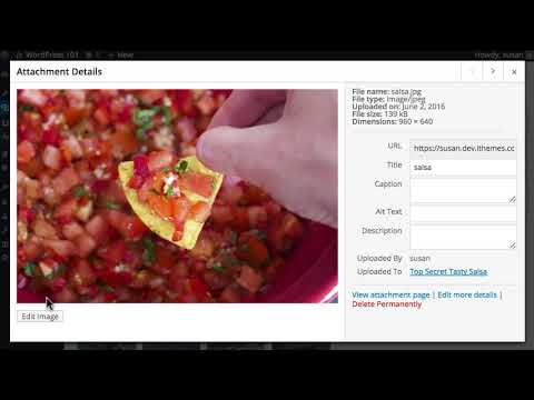 Using the Wordpress Media Library