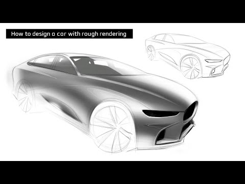 How to design a car with rough rendering 러프렌더링 하는 방법