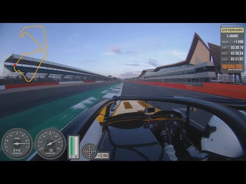 Caterham at Silverstone GP, November 6th 2017 - fastest lap