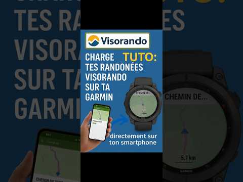 Moins d'1 minute charge ta randonnée Visorando sur ta Garmin! #tutorial #android #garmin