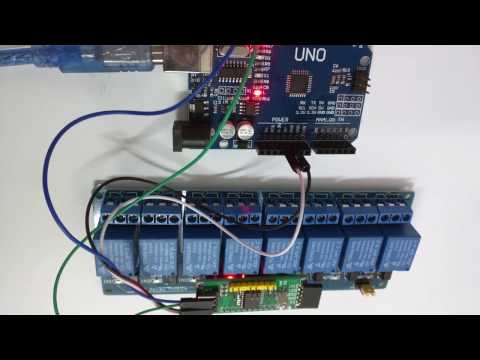 PCF8574T I2C BreakOut Control 8-Relay by Knight Rider code