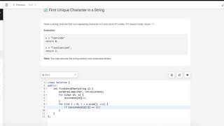 May LeetCoding Challenge -Day 5- First Unique Character in a String (C++) with explanation