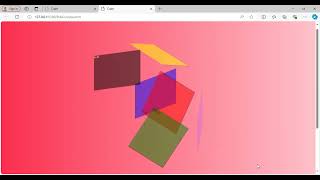 CSS Transforms --- cube with rotation