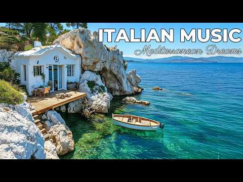 🎶 Italian Vibes & Mediterranean Music 🎶 2+ Hours Scenic Amalfi Coast & Lake Como Relaxation 4K