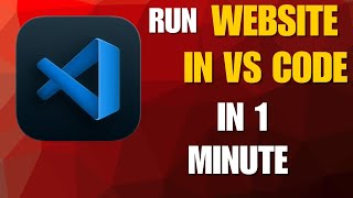 "Run Website in VS Code in 1 Minute! 💻🔥"