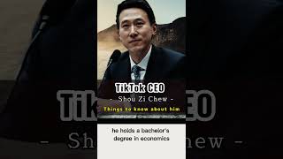 TikTok CEO Shou Zi Chew | From Internship to CEO #shorts