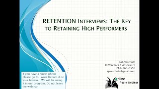 Retention Interviews: Keeping Top Performers