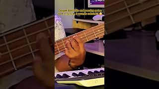 Gospel bass fills and passing notes to 4, 1, 5, 7, 6, 2 sounds colourful 😊 #bass #bassguitar #shorts
