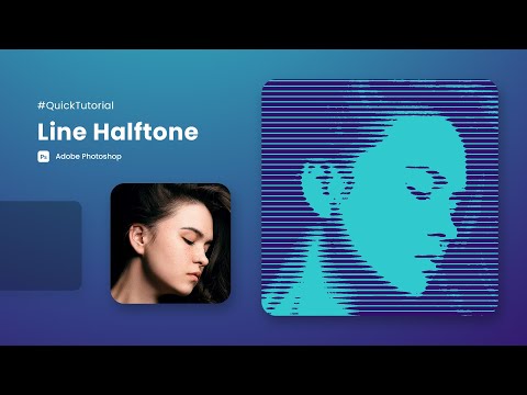#QuickTutorial How To Create Line halftone for Your Photo | Adobe Photoshop