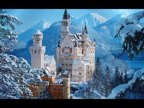 Neuschwanstein and Hohenschwangau Castles . DJI Phantom 3 Pro. 4K  Video-Best of Europe