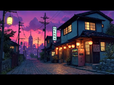 Japanese Townscape Lofi 🎮 1980s & 90s Beats & Retro Vibes Retro & Japanese Town Ambience