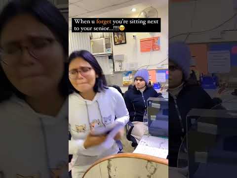 when u forget you are sitting next to your senior ... 😥#corporatememes #colleagues #corporateculture