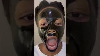 First time trying charcoal peel off face mask | Rating face masks || South African YouTuber