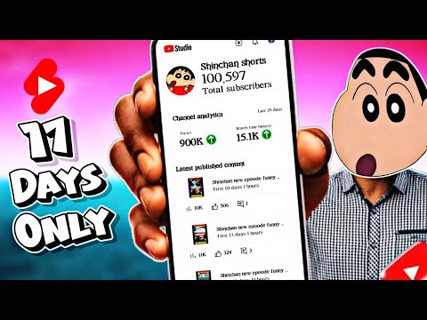 I Tried Shinchan Shorts For 17 Days ( Monetization Challenge 😍 )