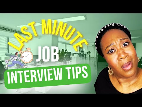 ACE YOUR JOB INTERVIEW IN 15 MINUTES! GET THE JOB WITH THESE QUICK TIPS