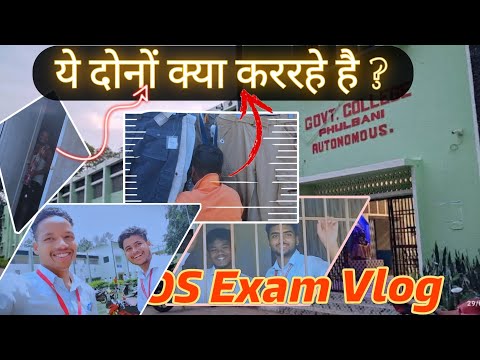 OS Exam Vlog | में कुछ भी नहीं लिखा 😔😔😔 #10