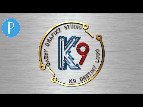 How to create a K9 logo using Pixellab #pixellab Tutorial |Pixellab Design