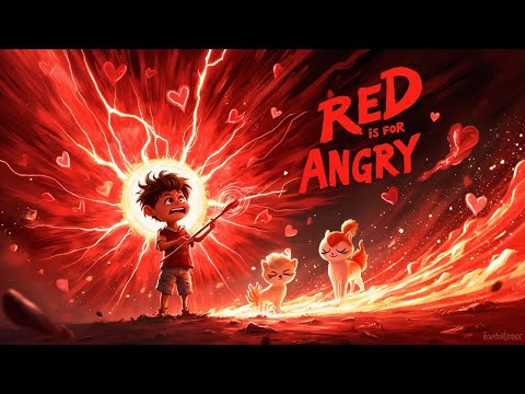 Red is for Angry – Understanding Big Feelings #ColoringEmotions #RedIsForAngry #FeelingsForKids