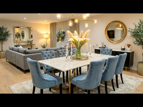 Latest Modern Dining Room Design 2026 | Luxury Home Interior Trends & Dining Table Decor