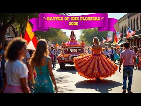 Battle of Flowers Parade 2025 San Antonio River Walk