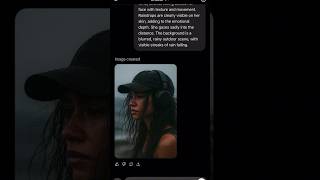AI Portrait Transformation - Rainy Mood Close-Up #AIPortrait#RainyPortrait#VisualAiHacks#raineffect