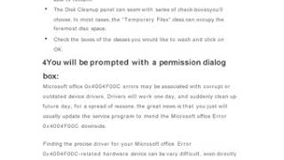 Microsoft Office Error 0x4004F00C