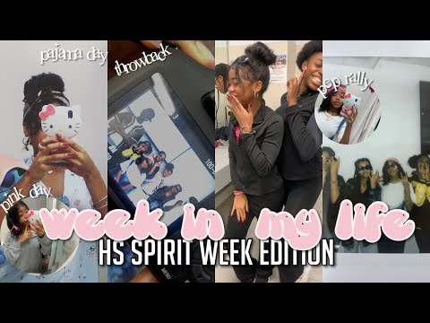 HIGHSCHOOL SPIRIT WEEK IN MY LIFE | ft. Irresistible Me, throwback, pep rally, soccer mom, & more