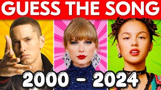 Guess the Song 🎤 | Most Popular Songs 2000-2024 | 🎶 Music Quiz