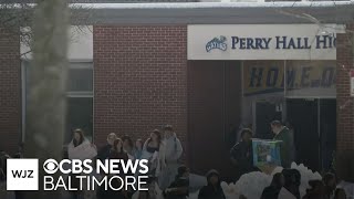 Baltimore-area high school students hold walk-out to protest ICE