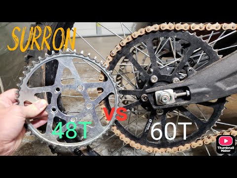 Surron Talaria 60T vs 48T Sprockets.... climbing torque, battery saving!! should you upgrade??
