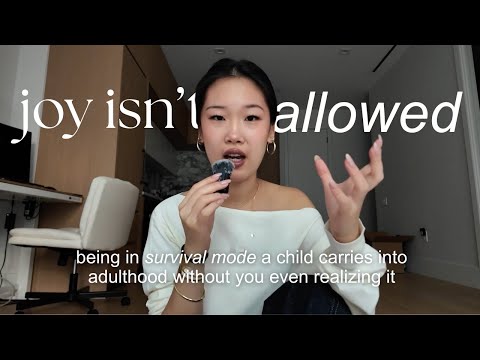 you learned joy is unsafe (and now you can't feel it)