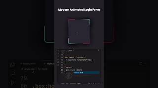 Animated login page #coding #bca #webdesign #python #htmldesign #important #important