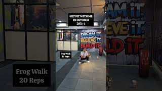 OCTOBER WORKOUT TUTORIAL, DAY:-1. #homeworkouts #noequipmentworkout #workouttutorial #weightloss