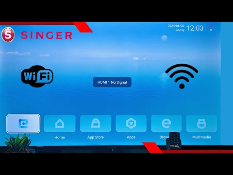 Singer Smart TV: How to Connect/Setup to Internet WiFi (Wireless)