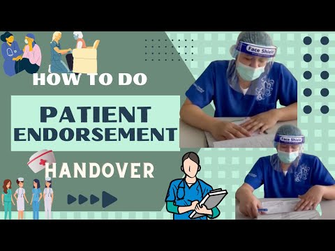 Patient Handover or Endorsement